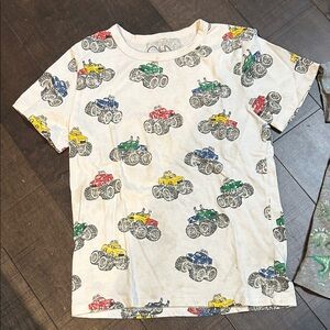 Chaser Kids' T-Shirt with Colorful Monster Trucks